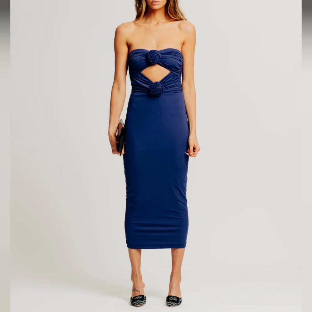 🔥Torn by Ronny Kobo Selena Cut-out Dress